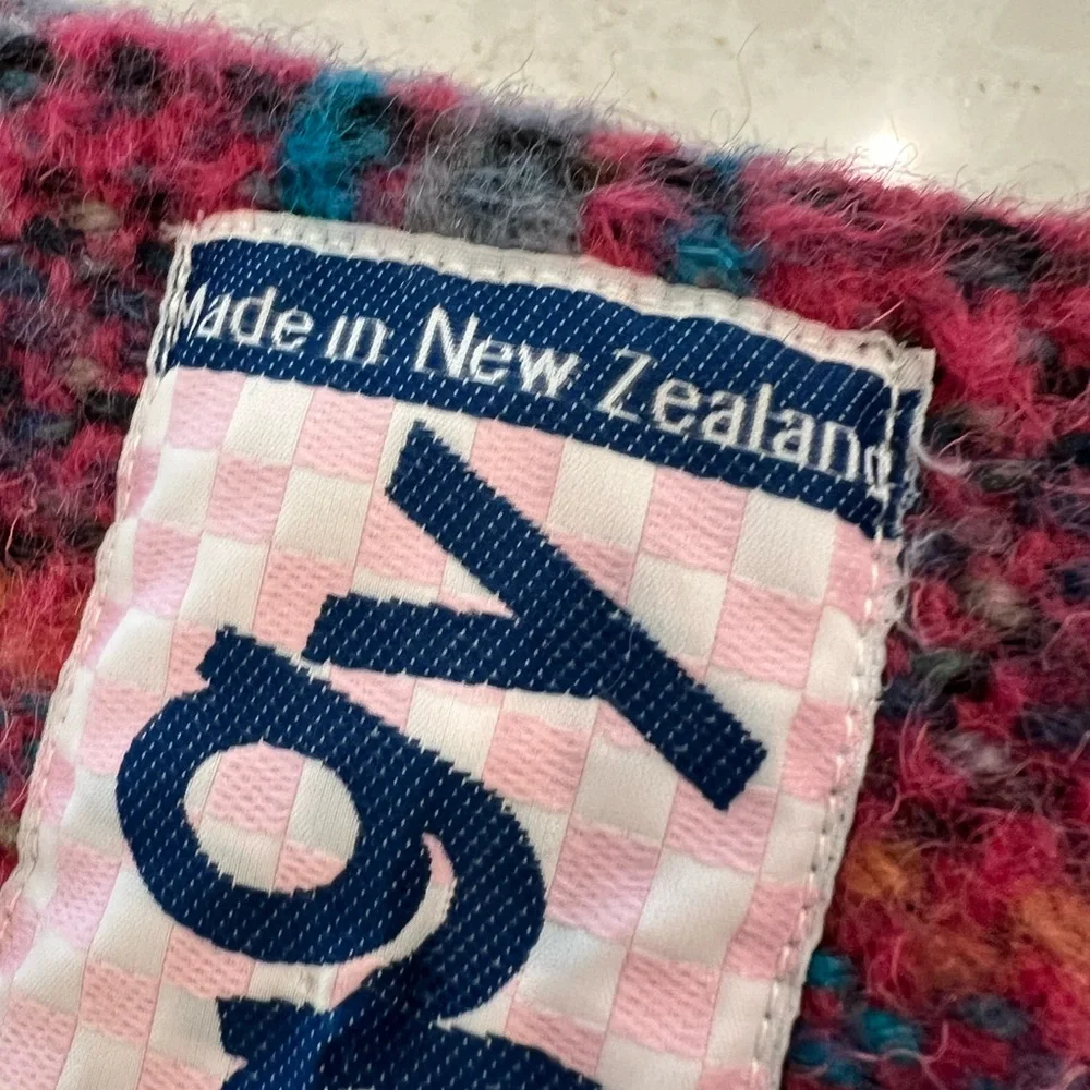 HIGGY Blanket Throw 100% Wool Made In New Zealand Plaid Throw Tasseled Blanket